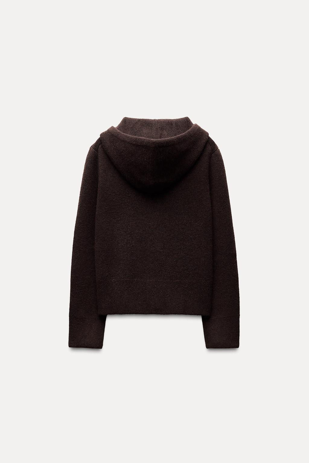 PLAIN STITCH HOODIE - Zara фото 12