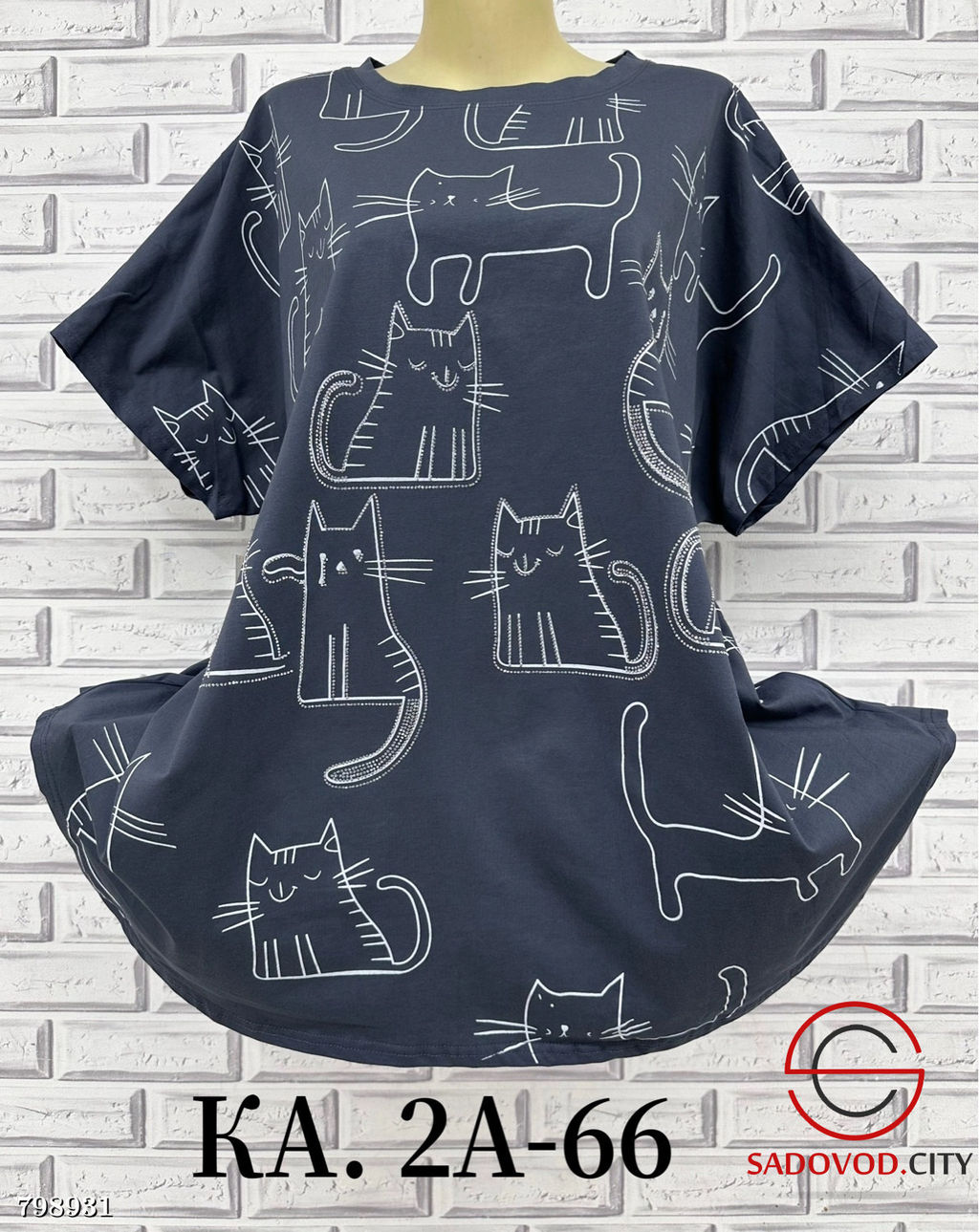 Футболка женская с котятами - Bruno фото 5