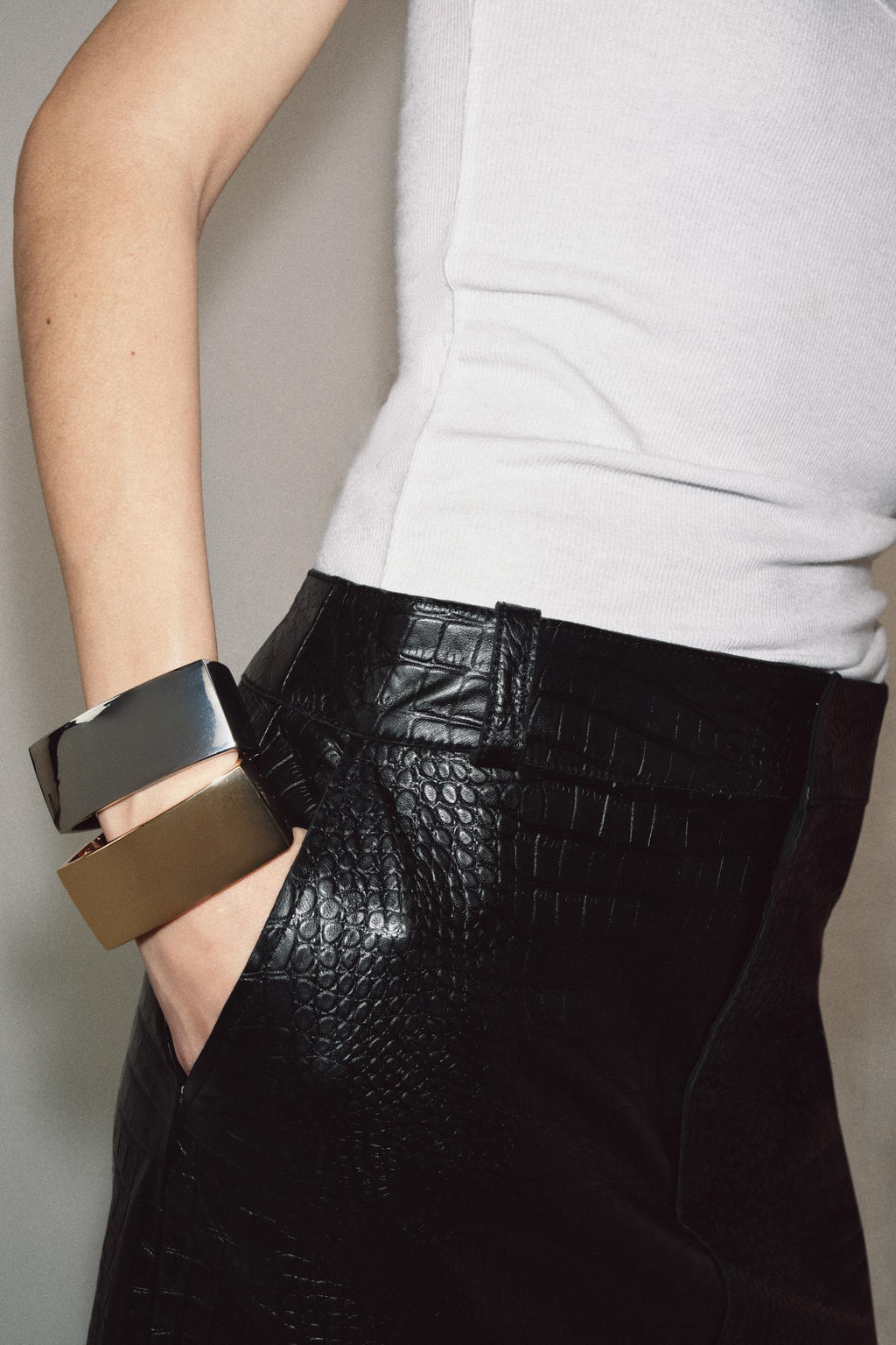 PACK 2 PULSERAS MET?LICAS / Oro / Plata