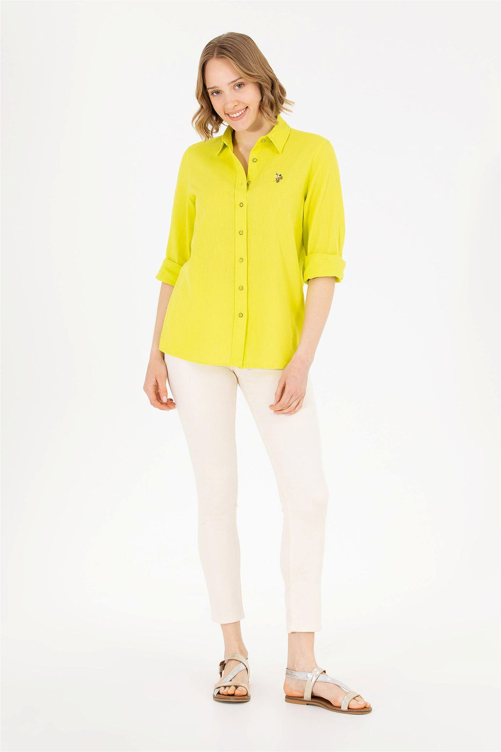 U. S. Polo Assn Женские кремовые брюки - U.s. polo assn фото 8