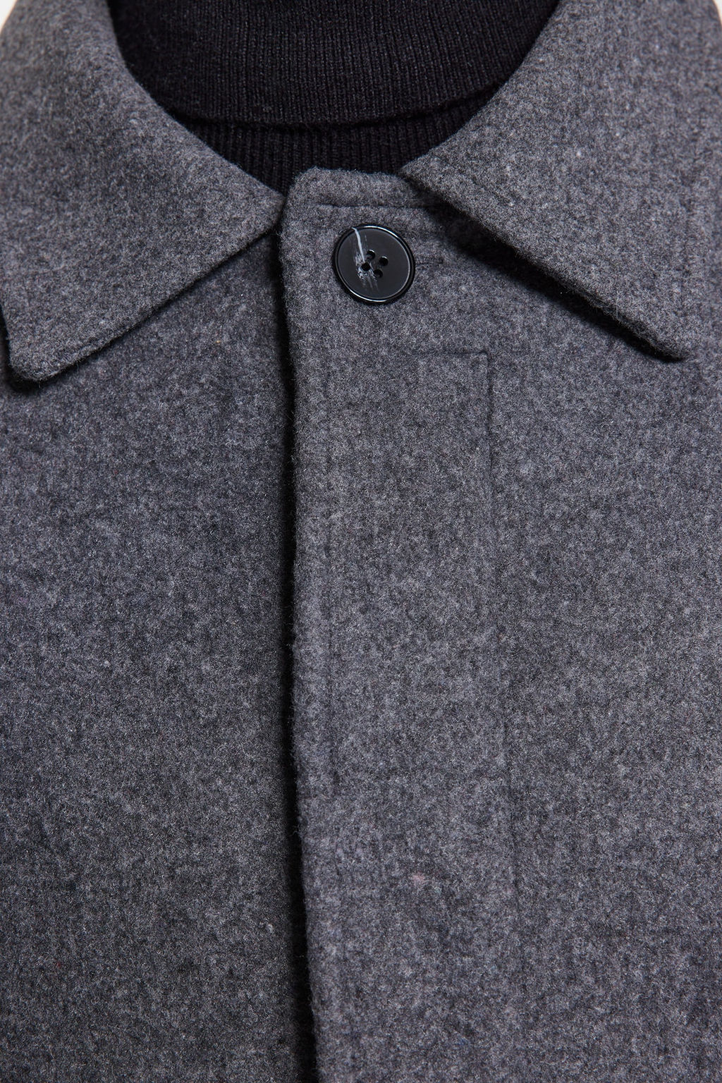 TRENDYOL MAN Vizon Unisex Regular Fit Yun Kar?s?ml? Kase K?sl?k Kaban TMNAW24KB00004 - Trendyolmilla фото 13