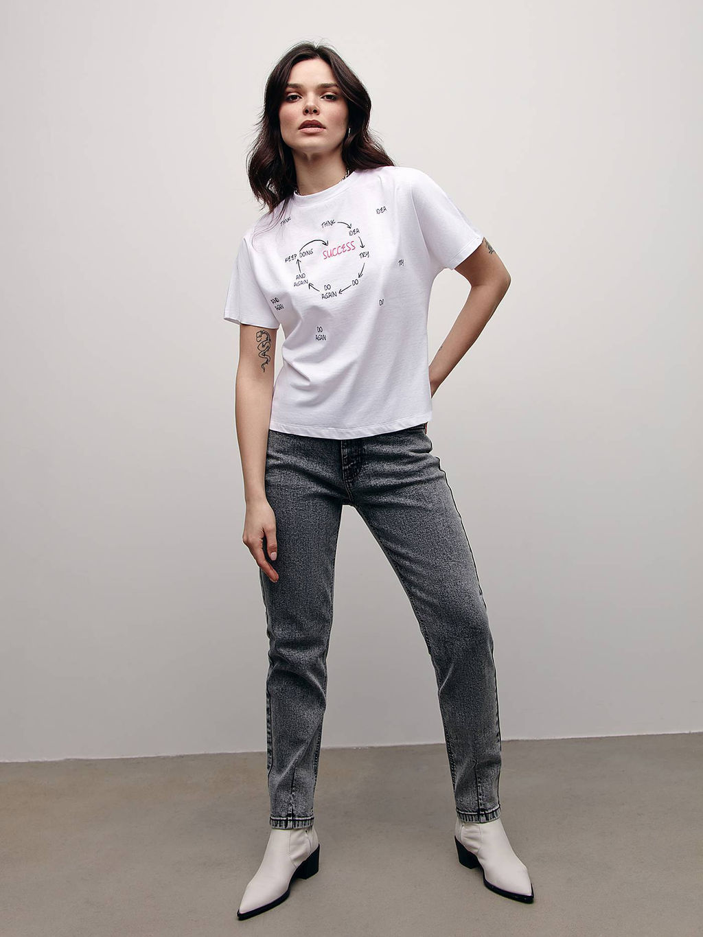 CONTE LD 1676 Футболка женская white - Conte elegant фото 6