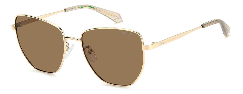 Солнцезащитные очки POLAROID PLD 4204/G/S/X Золотой, женские