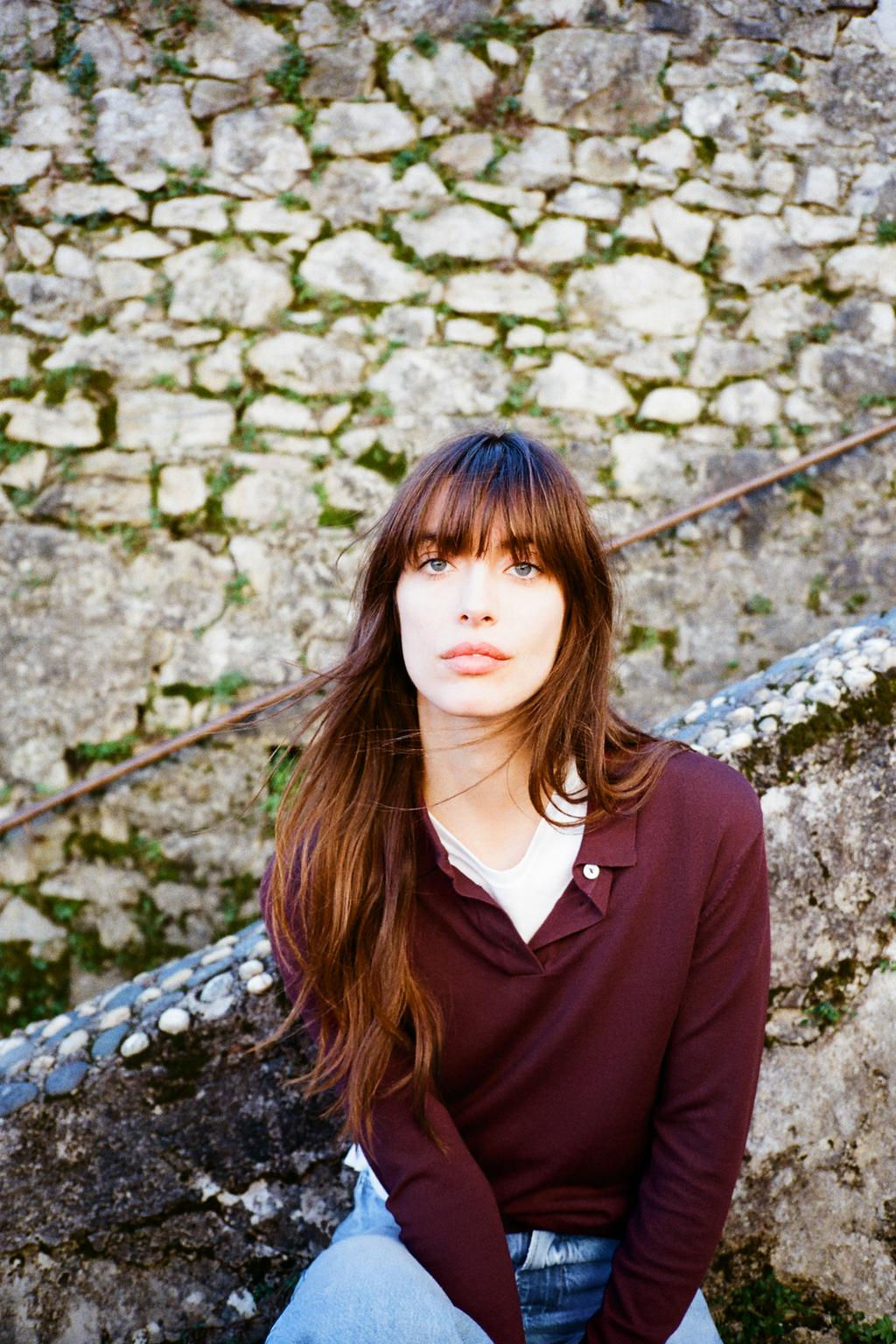 PLAIN KNIT POLO TOP - Zara фото 2