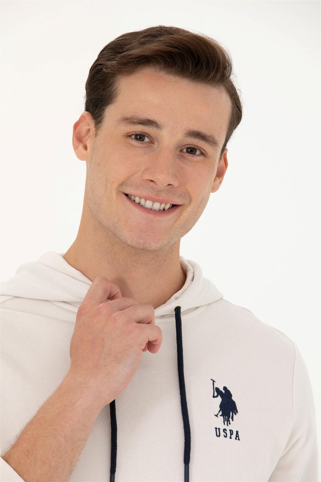 U. S. Polo Assn Мужская базовая толстовка с капюшоном и камнем - U.s. polo assn фото 9