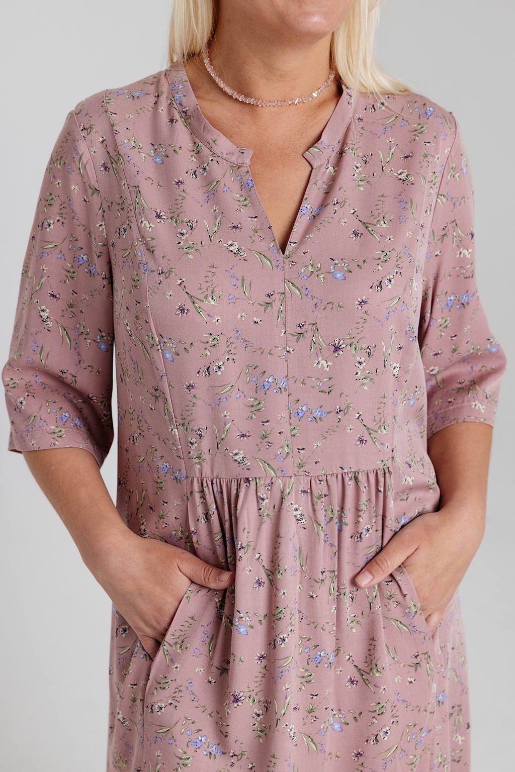 Платье штапель 6143/07/Брусничный - Rise фото 2