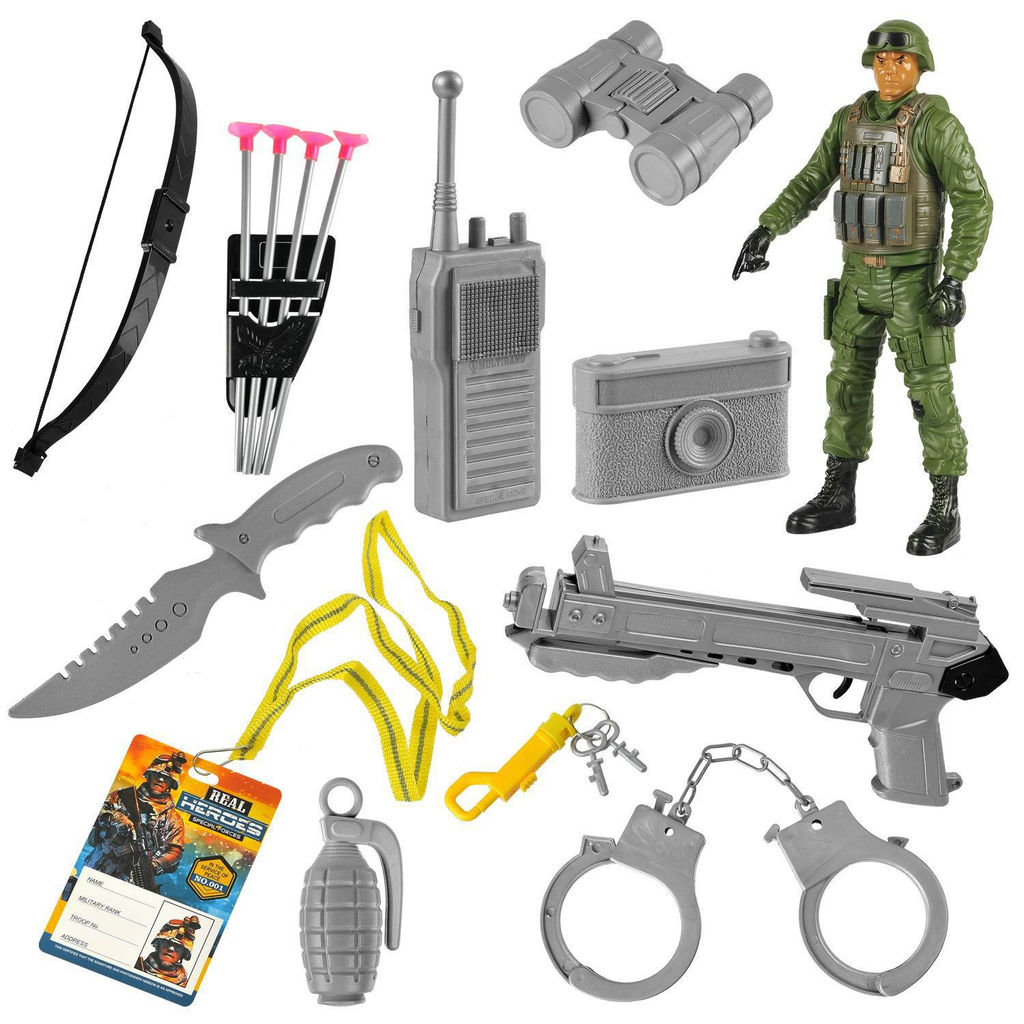 Набор игровой военный в рюкзачке - Junfa toys фото 3