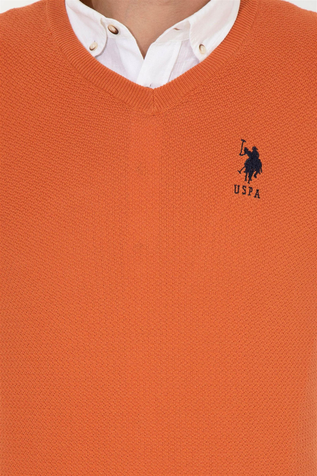 U. S. Polo Assn / Мужской базовый свитер с плиткой - U.s. polo assn фото 12