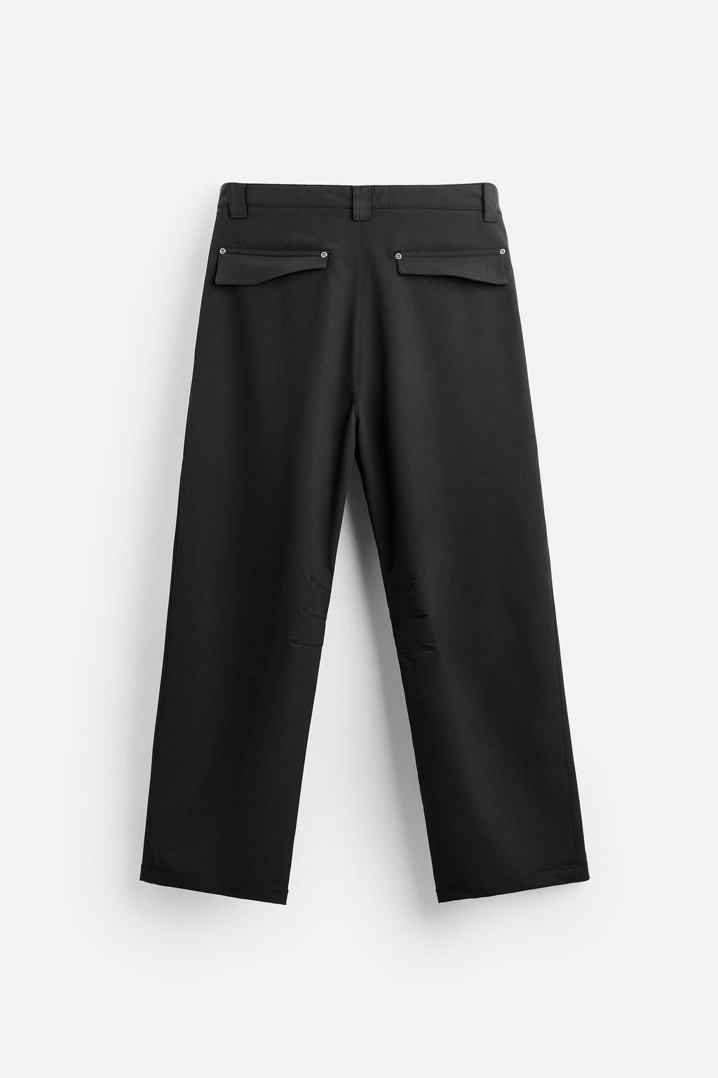 FLARED TROUSERS WITH SEAM DETAILS - Zara фото 8