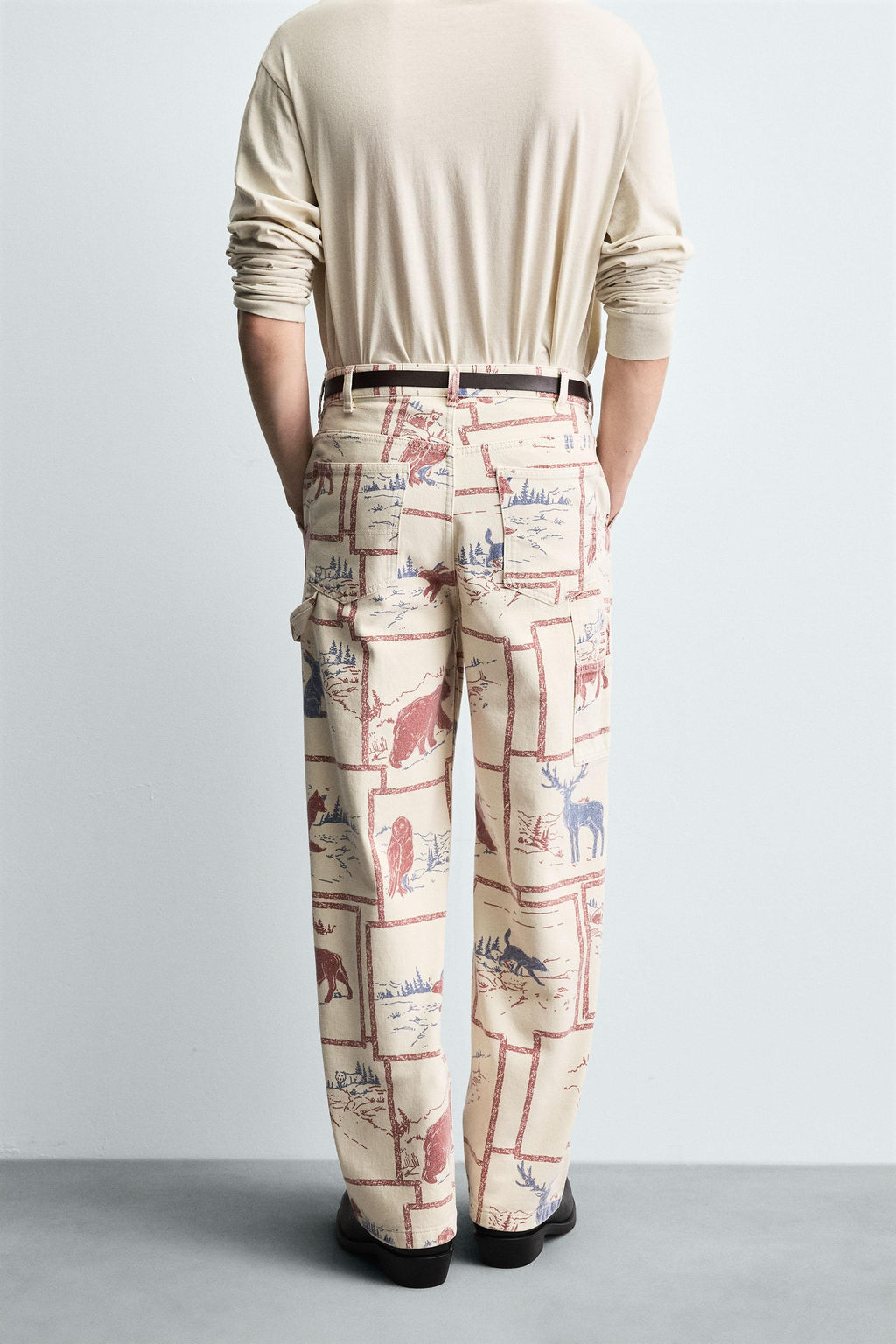 COMIC PRINT TROUSERS - Zara фото 3