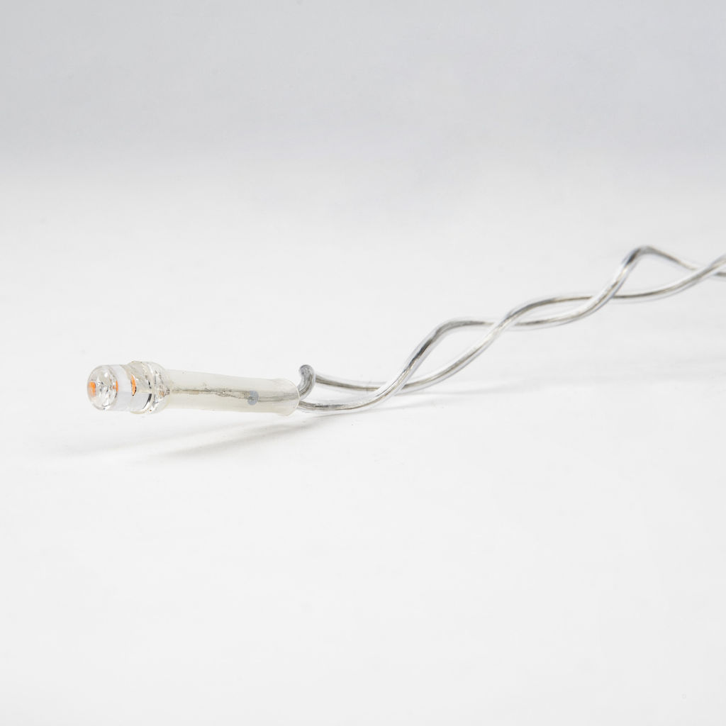 ULD-B12006-195/TTK BLUE IP44 Бахрома светодиодная с эффектом мерцания, 12м. Соединяемая. 195 светодиодов. Синий свет. Провод прозрачный. ТМ Uniel