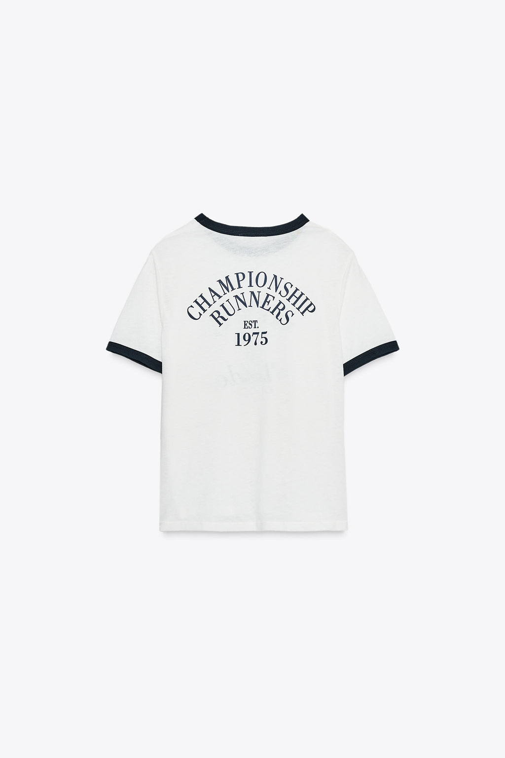 SLOGAN SLUB T-SHIRT - Zara фото 29