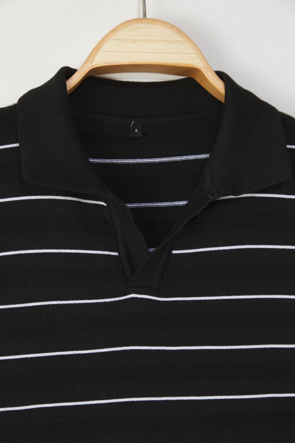 TRENDYOL MAN Siyah Regular Polo Yaka Dokulu Polo Yaka T-shirt TMNSS25PO00044 - Trendyolmilla фото 4