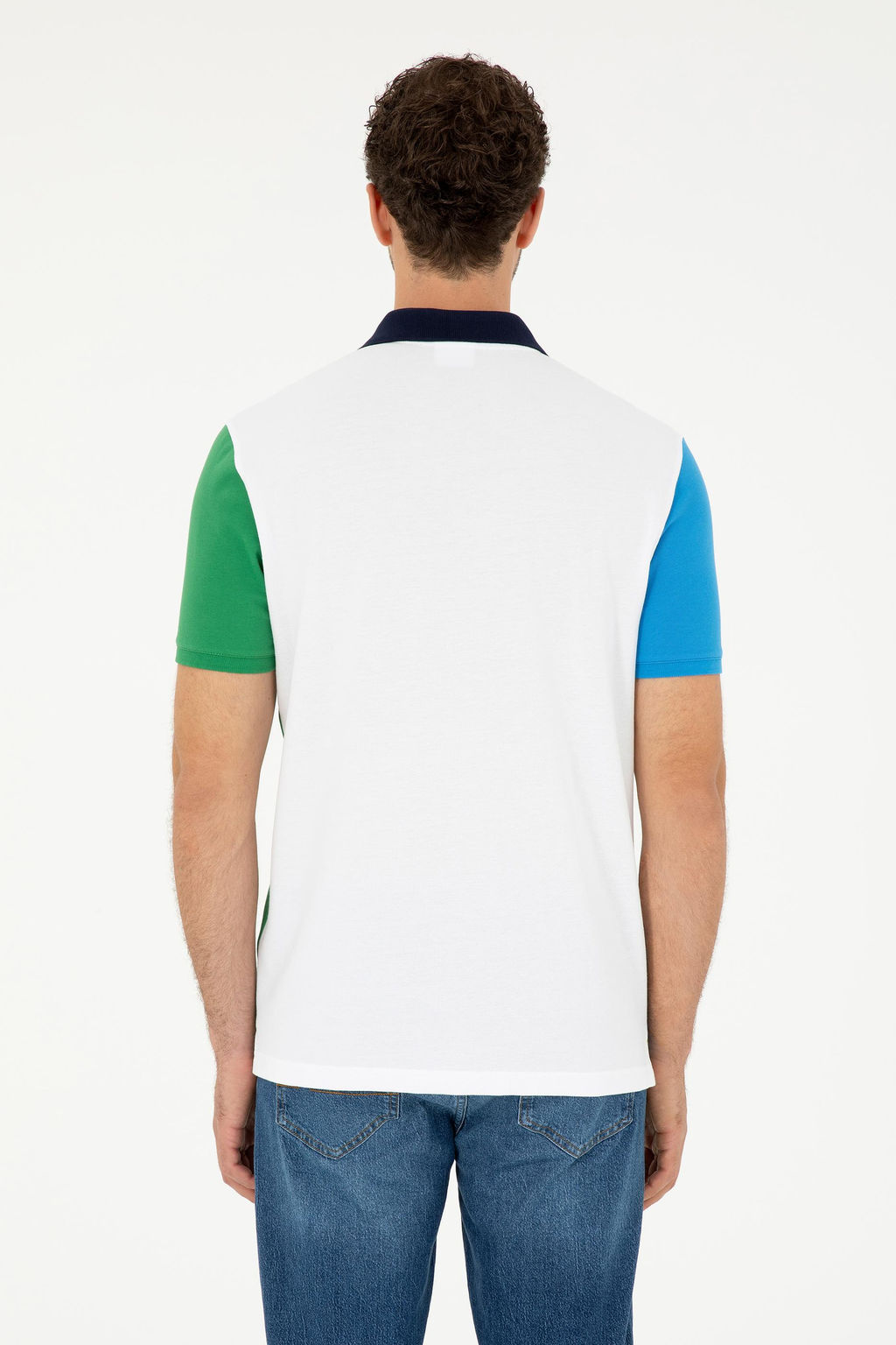 Мужская темно-синяя футболка Неожиданная скидка в корзине - U.s. polo assn фото 12