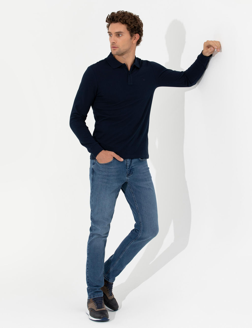 Темно-синий зауженный свитшот - Cacharel фото 10