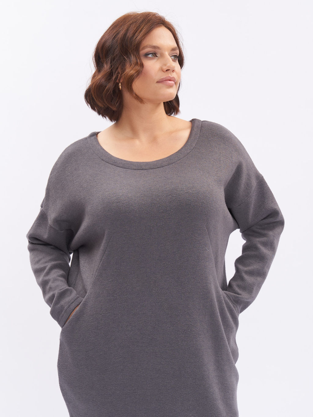 Платье теплое ZPP44728GRY23 - Артесса фото 4