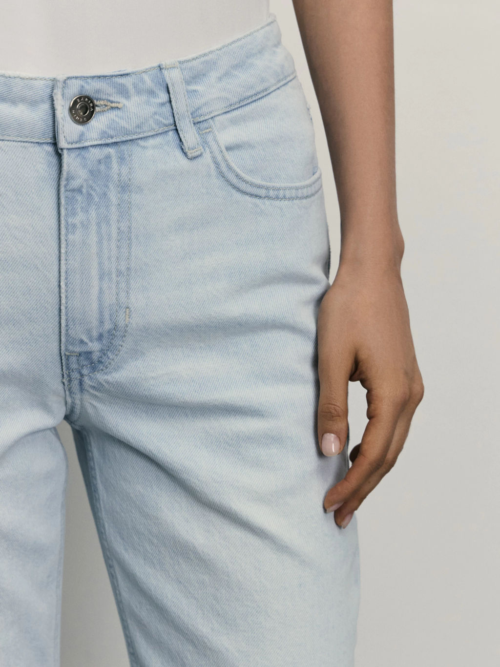 Джинсы straight укороченные / Zarina  фото 5