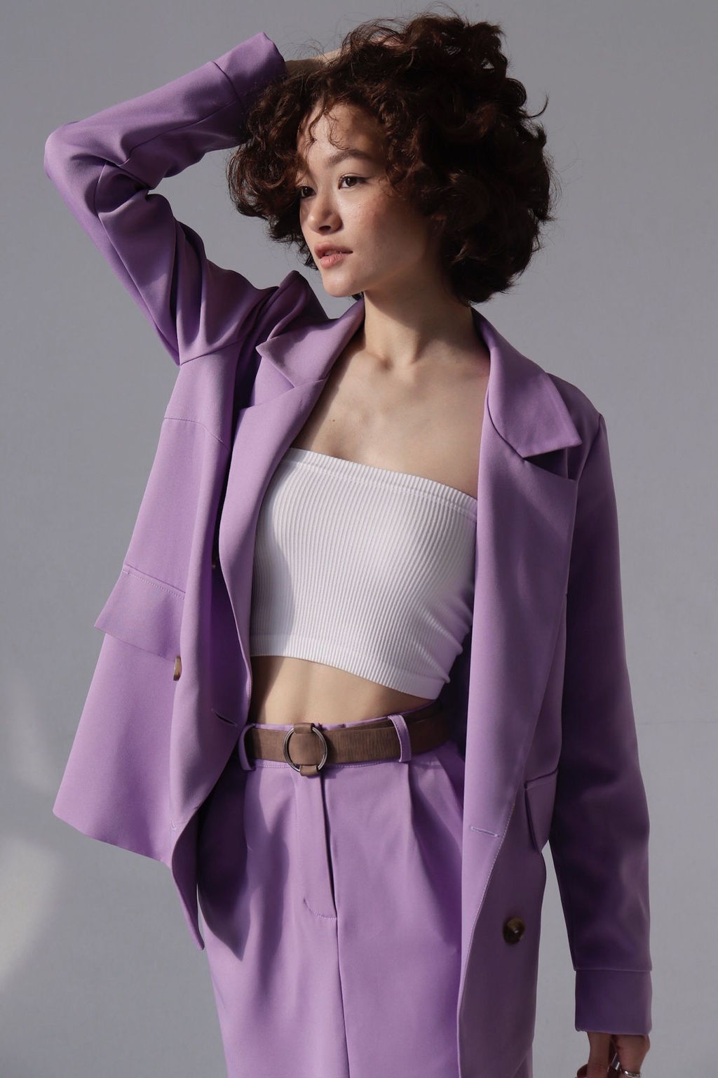 Юбка миди-макси сиреневая - Martichelli фото 7