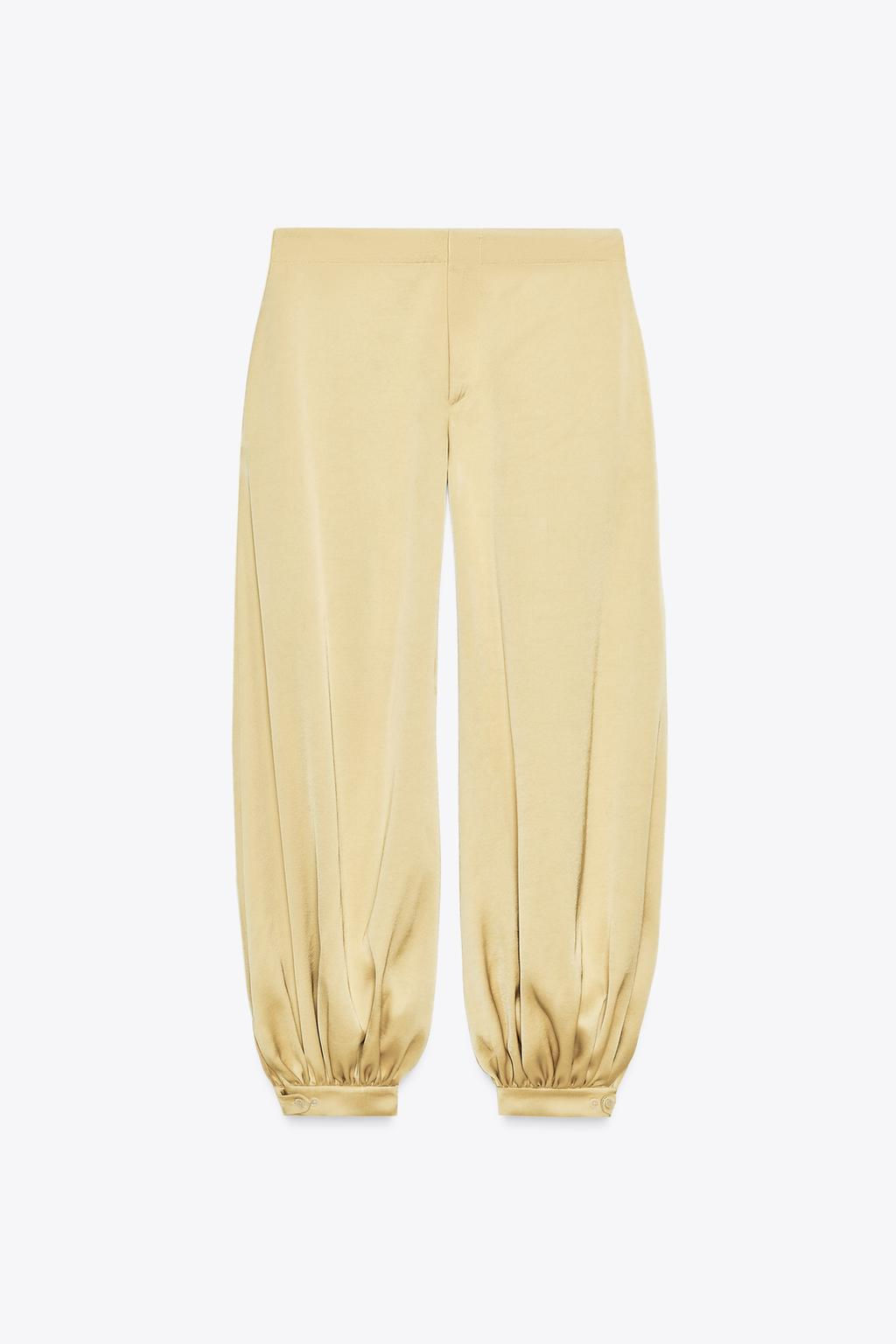 ZW COLLECTION SATIN BALLOON TROUSERS - Zara фото 2