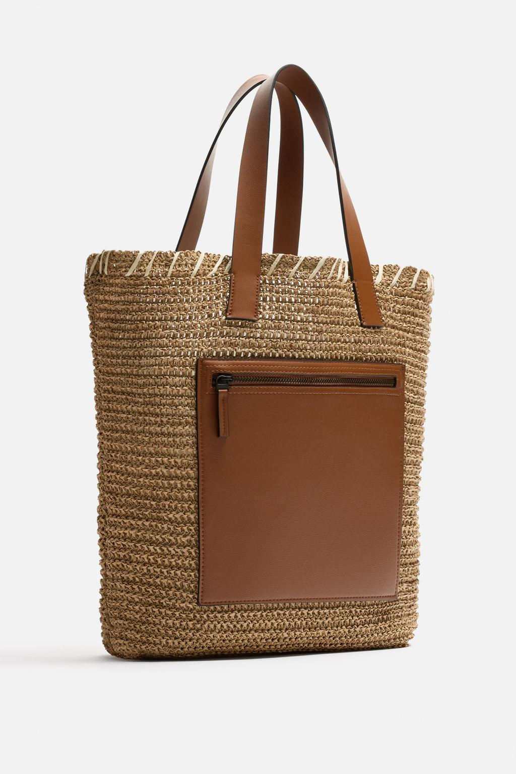 WOVEN SHOPPER BAG - Zara фото 5