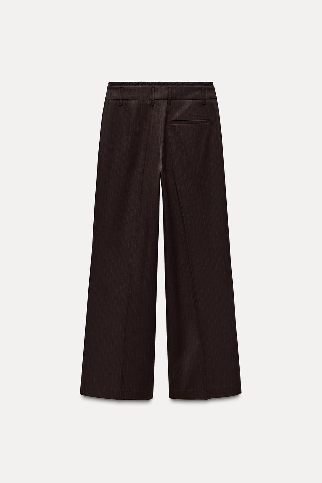PINSTRIPE TROUSERS WITH BOXER DETAIL - Zara фото 5