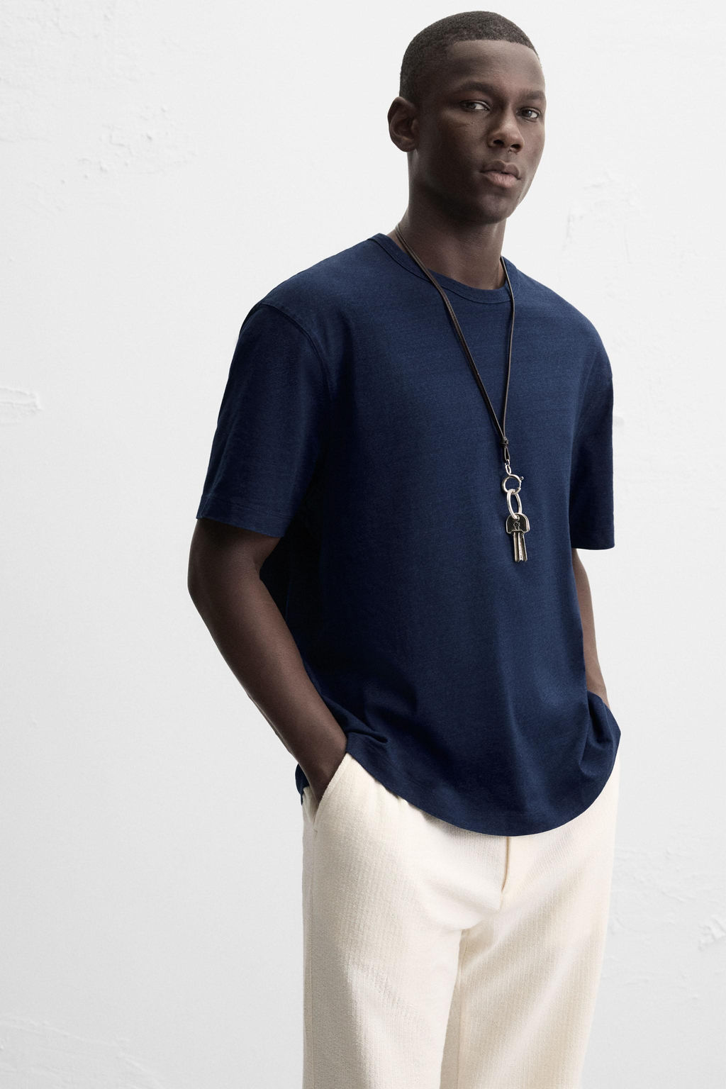 RELAXED FIT WASHED T-SHIRT - Zara фото 5