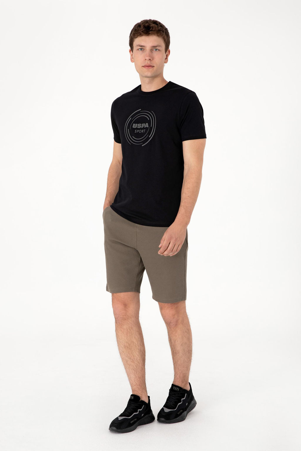 Erkek Regular Fit Bisiklet Yaka Siyah Ti__rt Sepette S_rpriz _ndirim - U.s. polo assn фото 4