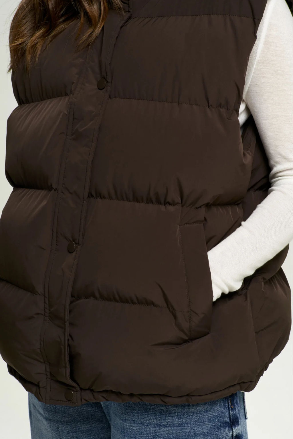 Жилет матовый Brown - Erist store фото 5