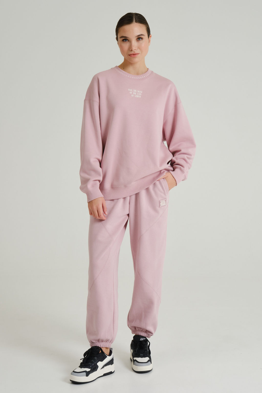 Свитшот утепленный Розовый FREEZE Sweatshirt