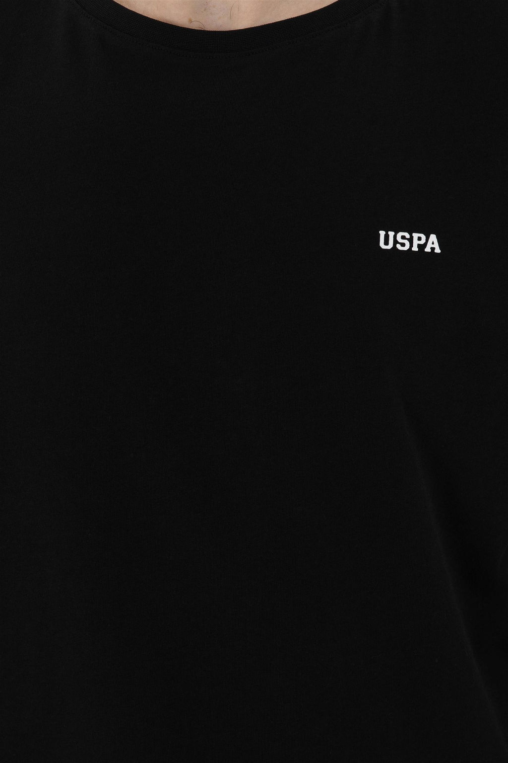 Мужская черная базовая футболка - U.s. polo assn фото 7