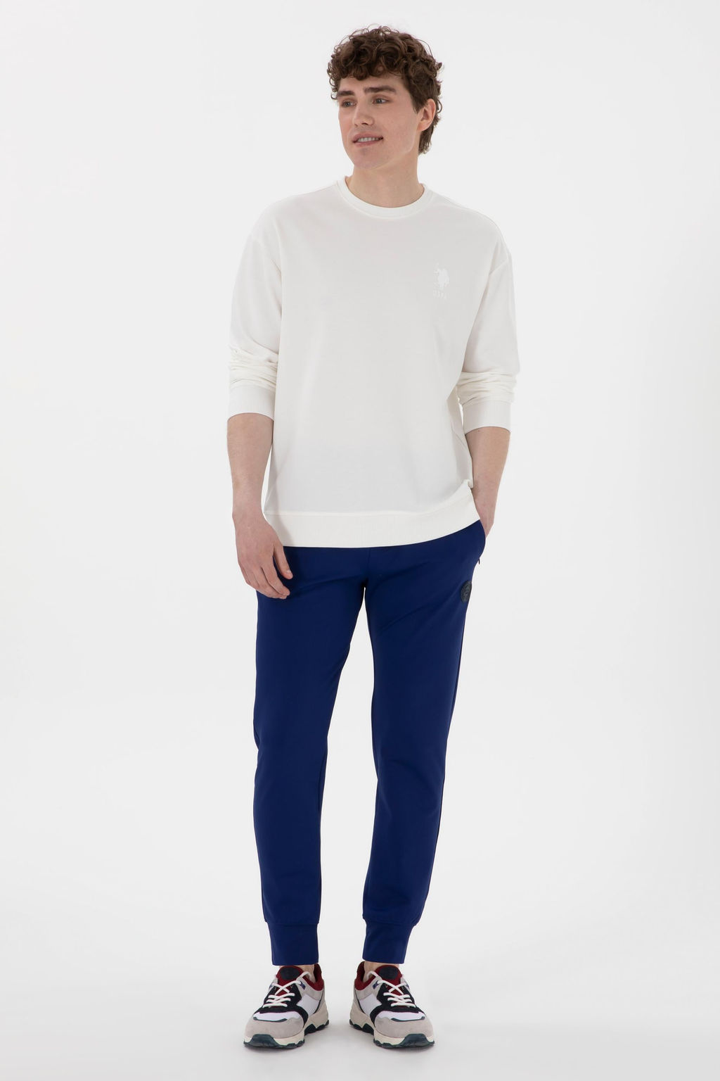 Erkek Beyaz Sweatshirt Sepette S_rpriz _ndirim - U.s. polo assn фото 11