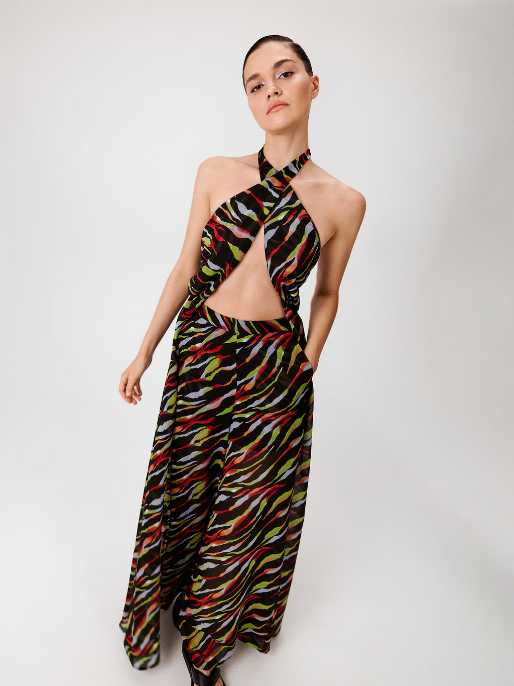 Брюки жен. Karianna черный принт - Infinity Lingerie фото 2