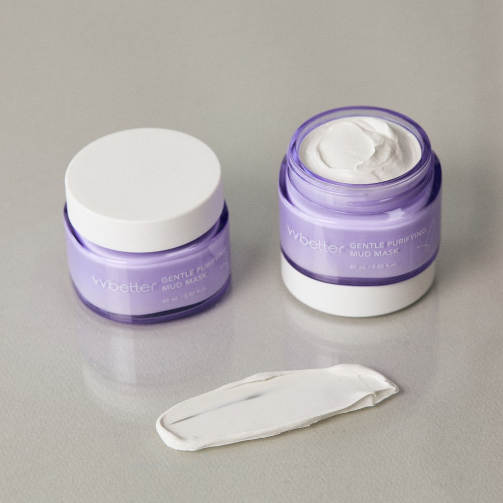 VVbetter Грязевая маска для лица с каолином, бакучиолом и скваланом / Gentle Purifying Mud Mask, 60 мл