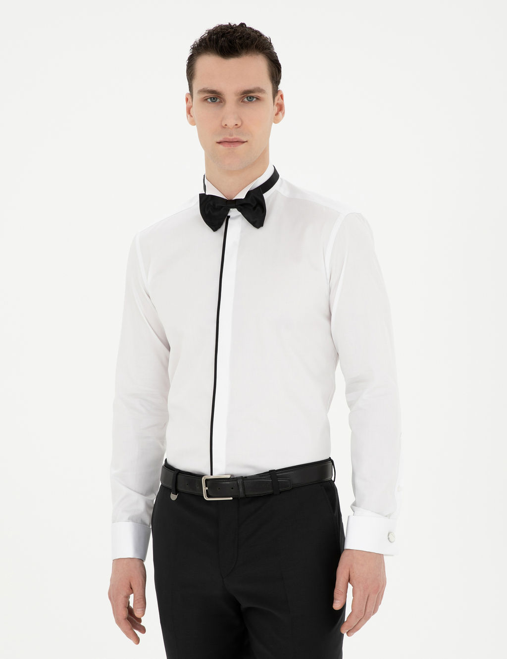Beyaz Slim Fit Smokin G_mlek