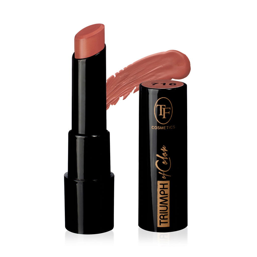 TF CZ21 Помада TRIUMPH of Color тон 716 Caramel Nude/Карамельный нюд