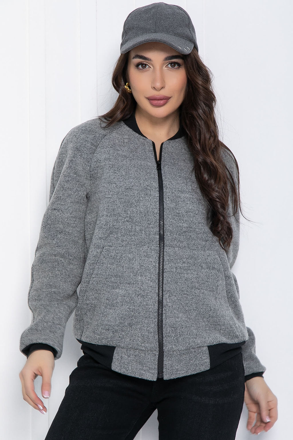 Бомбер Каприз (серый) Б12627-13 - Lt collection фото 6