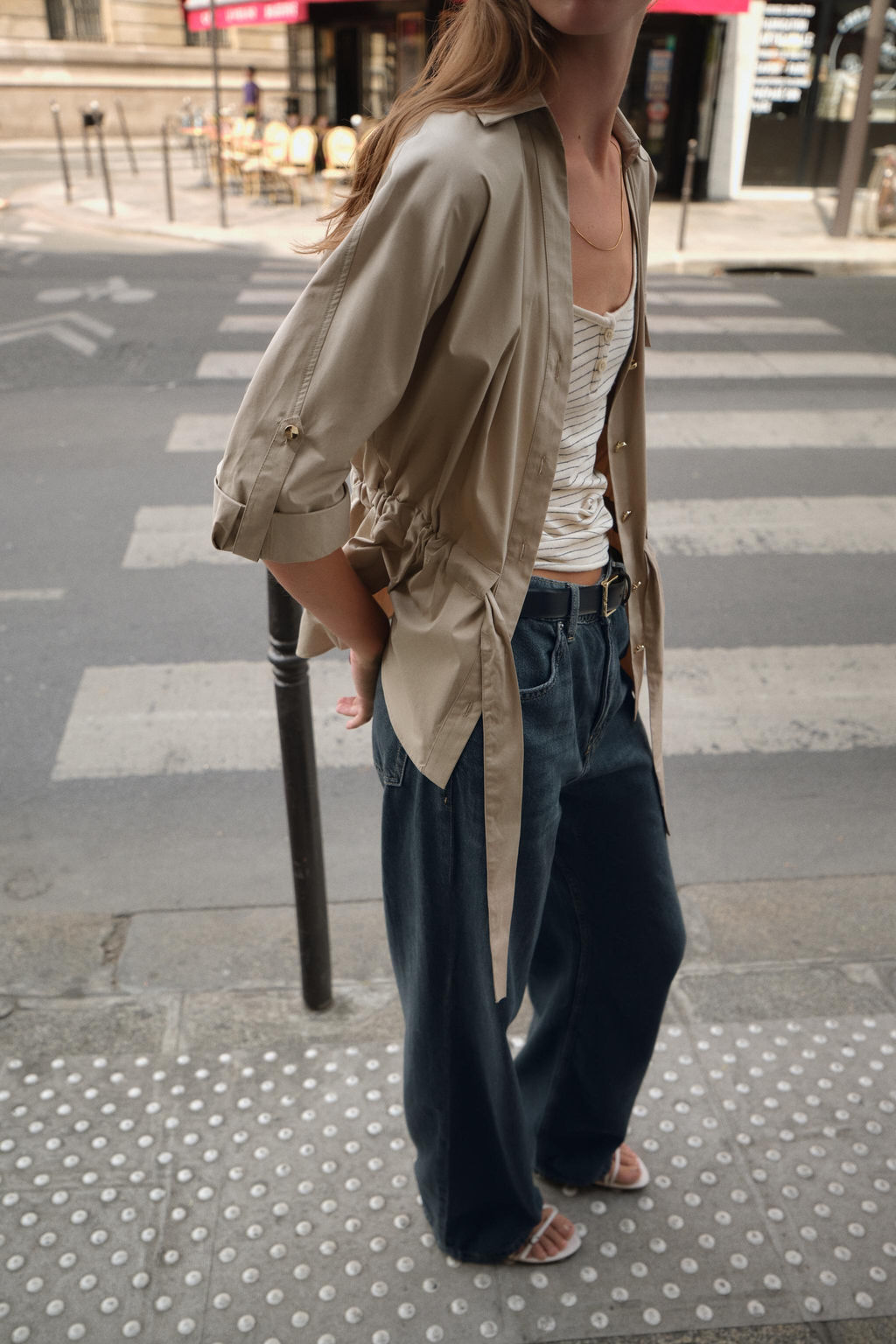 POPLIN SAFARI SHIRT - Zara фото 2