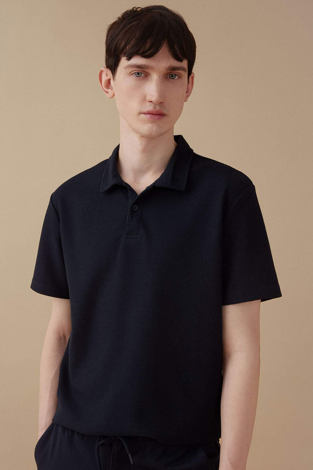 New Regular Fit Basic Duz K?sa Kollu Polo Tisort - Defacto фото 9