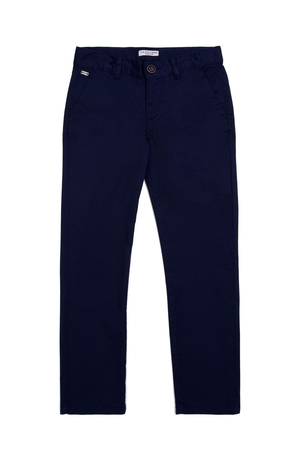 Темно-синие брюки чинос для мальчиков - U.s. polo assn фото 6