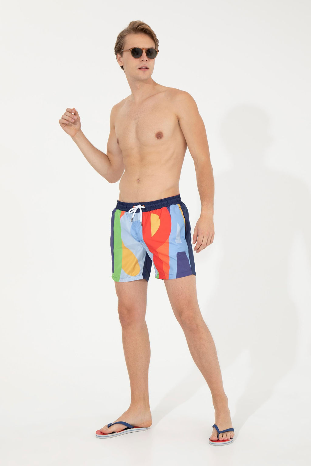 U. S. Polo Assn Мужские красные шорты для плавания - U.s. polo assn фото 11