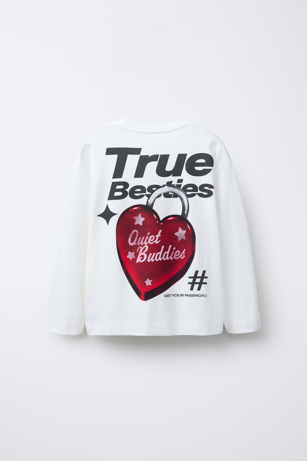 RIBBED HEART T-SHIRT - Zara фото 6