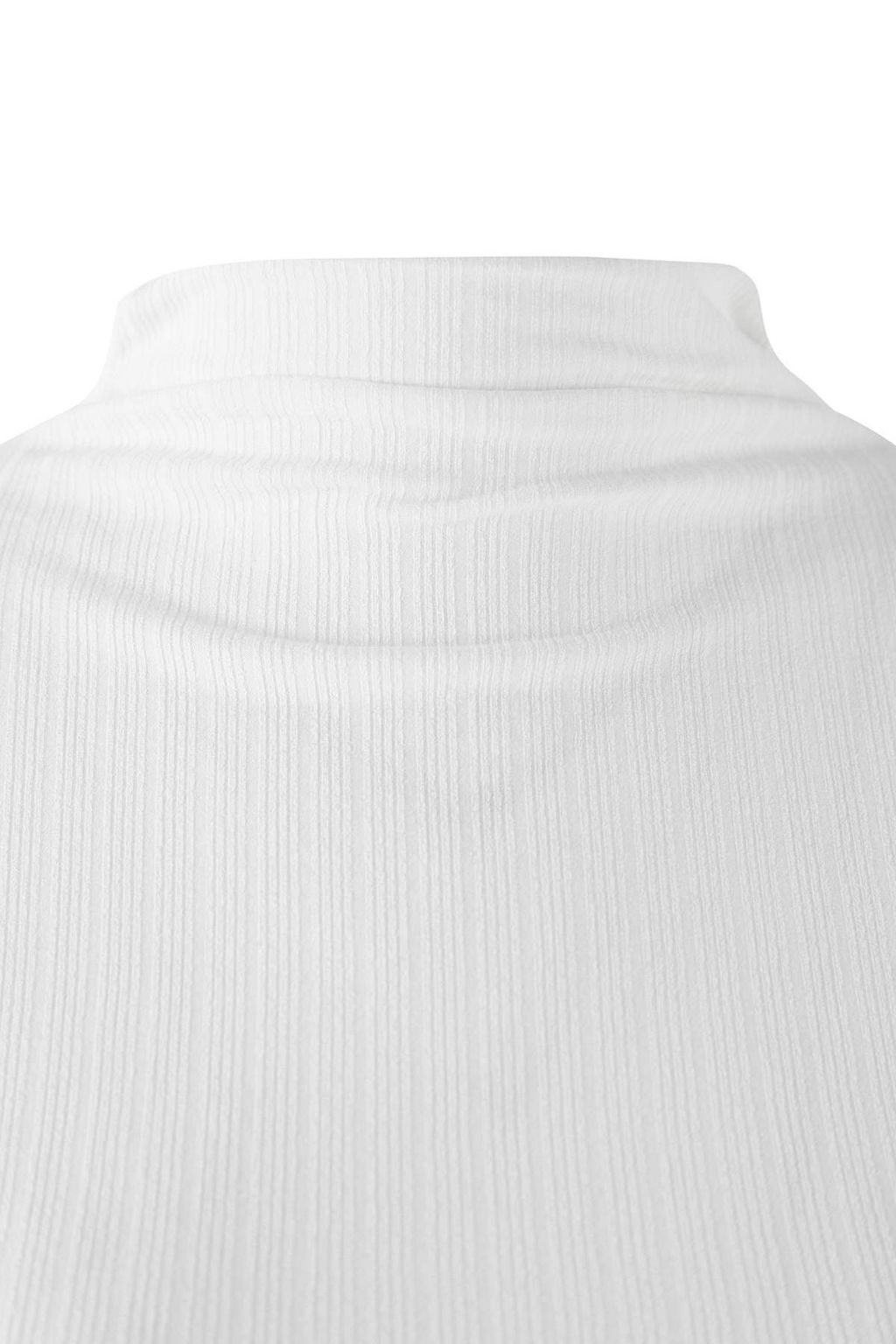 Ekru More Sustainable Fitted/Vucuda Oturan Fitilli Esnek Orme Bluz TWOAW26BZ00227 - Trendyolmilla фото 3