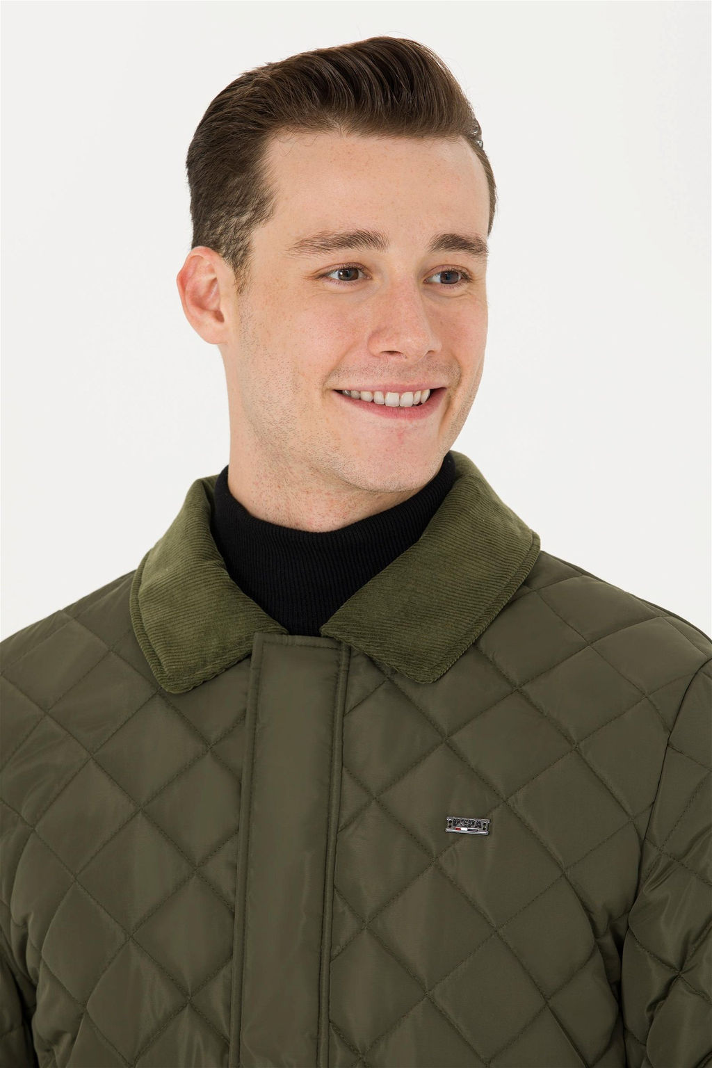 U. S. Polo Assn Мужское пальто цвета хаки - U.s. polo assn фото 2