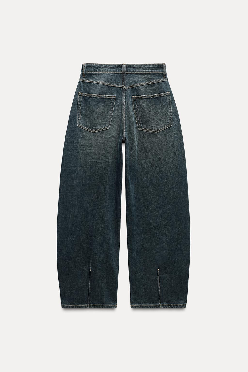 TRF BALLOON MID-RISE JEANS - Zara фото 10