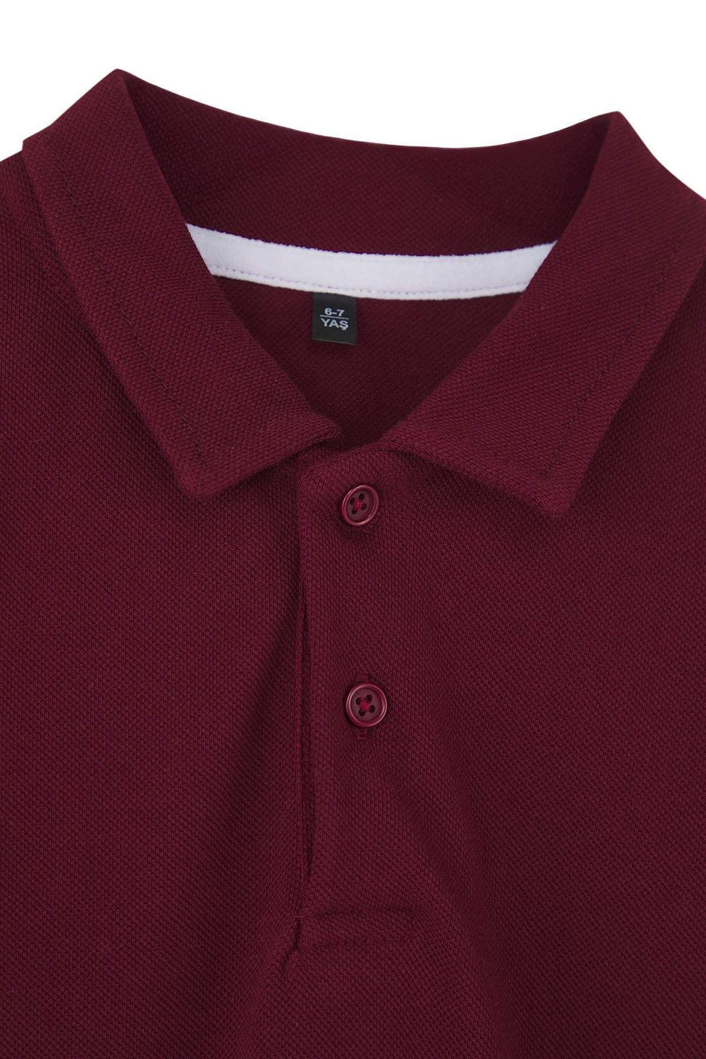 Beyaz 3lu Paket Unisex Mevsimlik Polo Yaka Uzun Kollu Orme T-Shirt TKDAW25TS00004 - Trendyolmilla фото 20