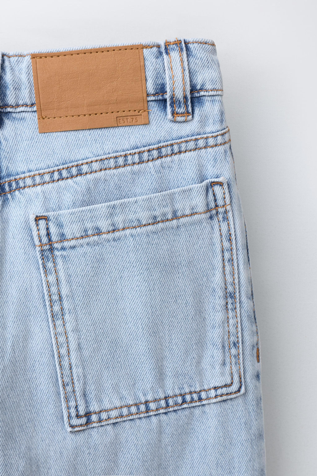 JEANS RELAXED BAGGY / Azul claro - Zara фото 4