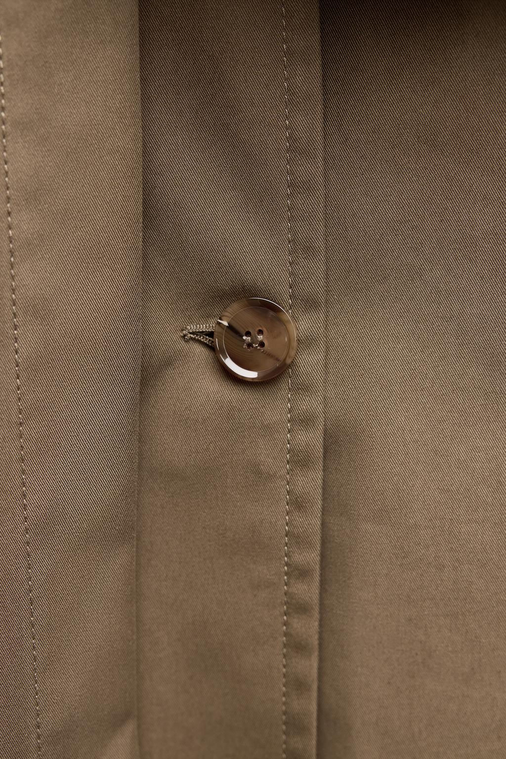 OVERSIZE LAYERED TRENCH COAT ZW COLLECTION - Zara фото 10