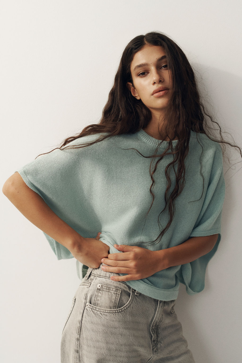 Top de punto con mangas murci?lago - H&m фото 3