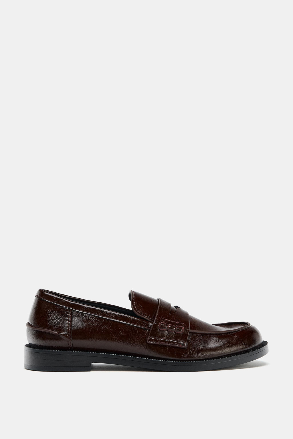 PATENT EFFECT PENNY LOAFERS - Zara фото 8
