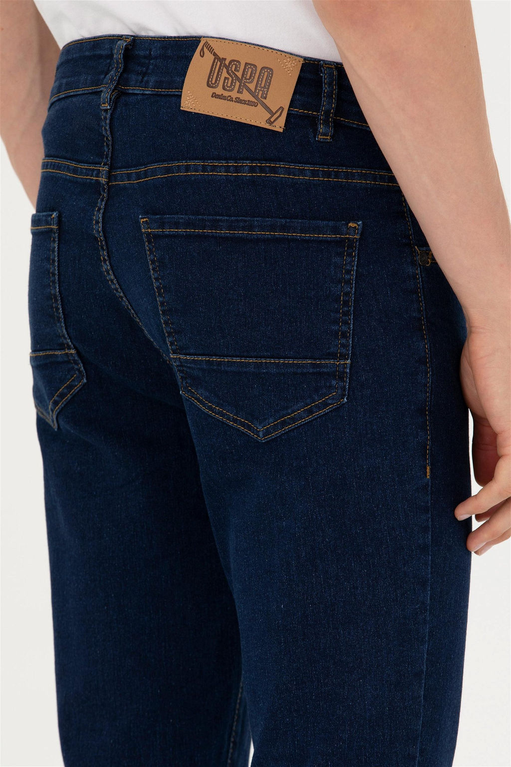 Мужские темно-синие джинсовые брюки - U.s. polo assn фото 14